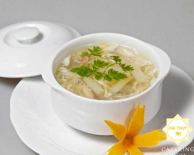 Soup măng tây cua