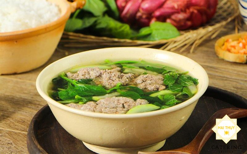 Canh cua rau dền