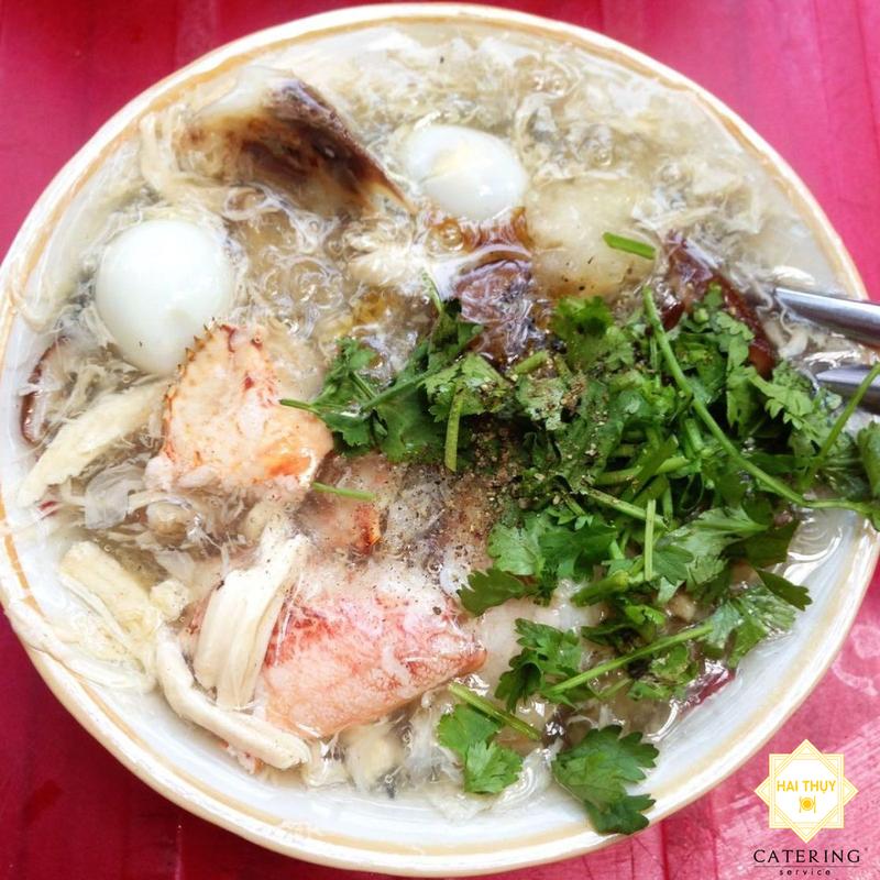 Soup cua trứng cút 