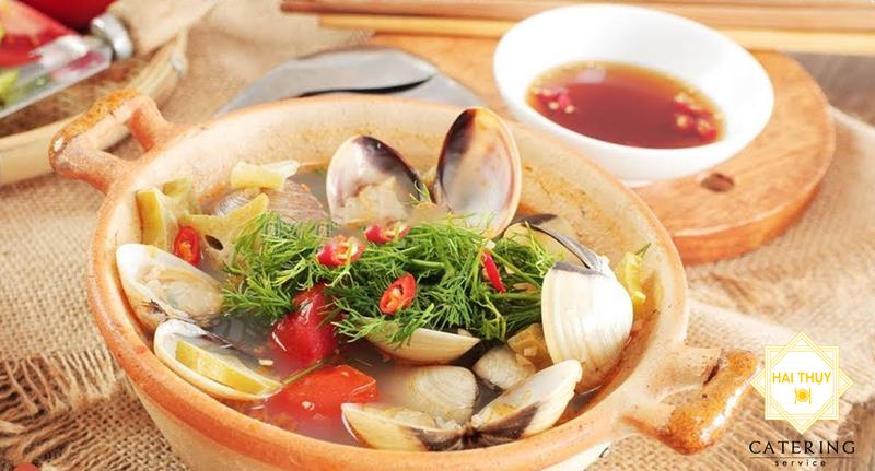 Canh nghêu nấu khế