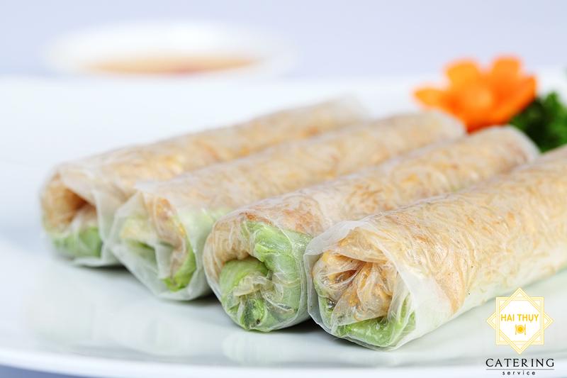 Khai Vị 2 Món – Chả Giò Chay  – Bì Cuốn