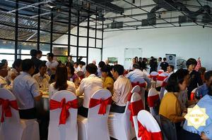 Buổi tiệc tại công ty San Hà food - Hai Thụy Catering