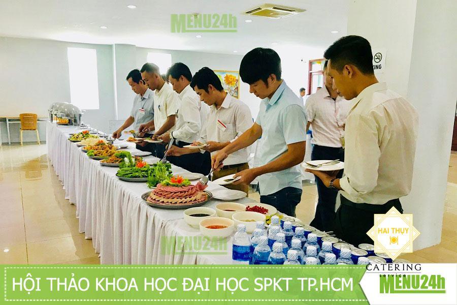 Tổ chức tiệc buffet di động - Hội thảo khoa học tại Đại Học SPKT HCM