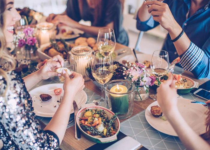 Không khí bữa ăn ấm cúng