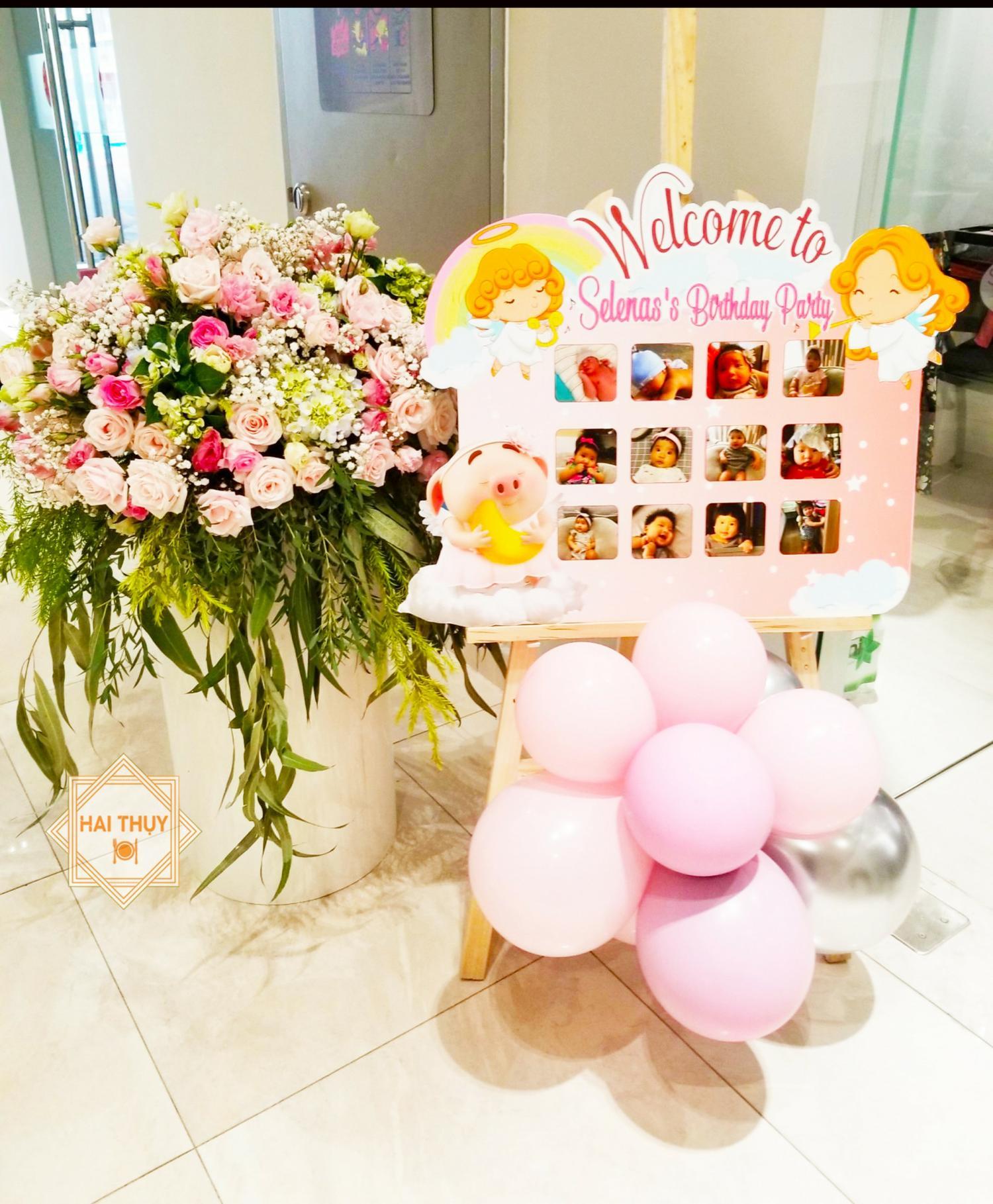 Buổi tiệc tôi thôi của bé Selena vô cùng nổi bật và đáng yêu