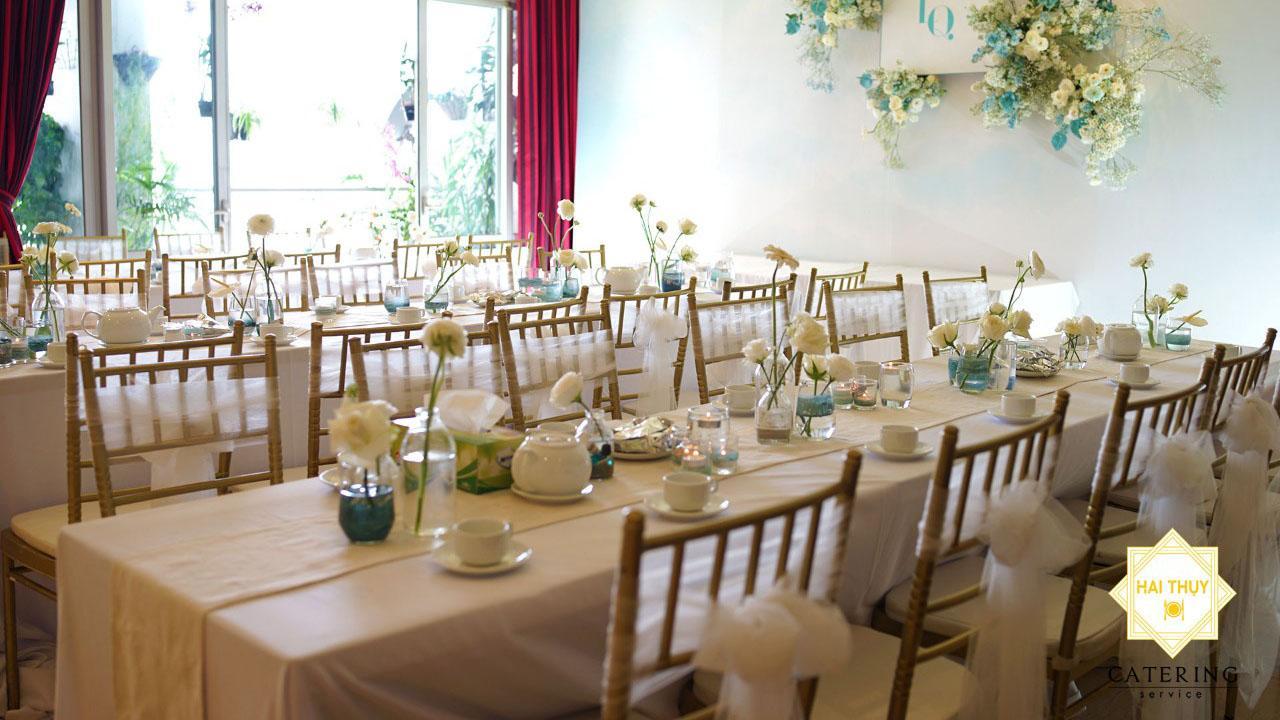 Tổ chức tiệc cưới hỏi tại nhà