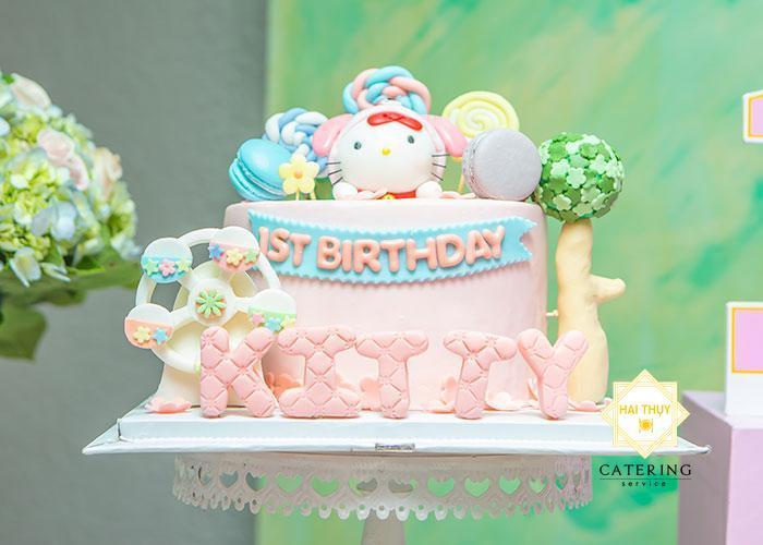 Bánh kem ngọt ngào nhân ngày sinh nhật 1 tuổi 