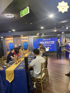 Buổi tiệc nhân sự kiện đánh dấu kết thúc giải đấu DHA Golfzon Tournament tại tòa nhà Diamond Plaza