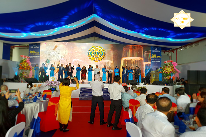 Dịch vụ đặt tiệc khánh thành công ty uy tín của Menu24h