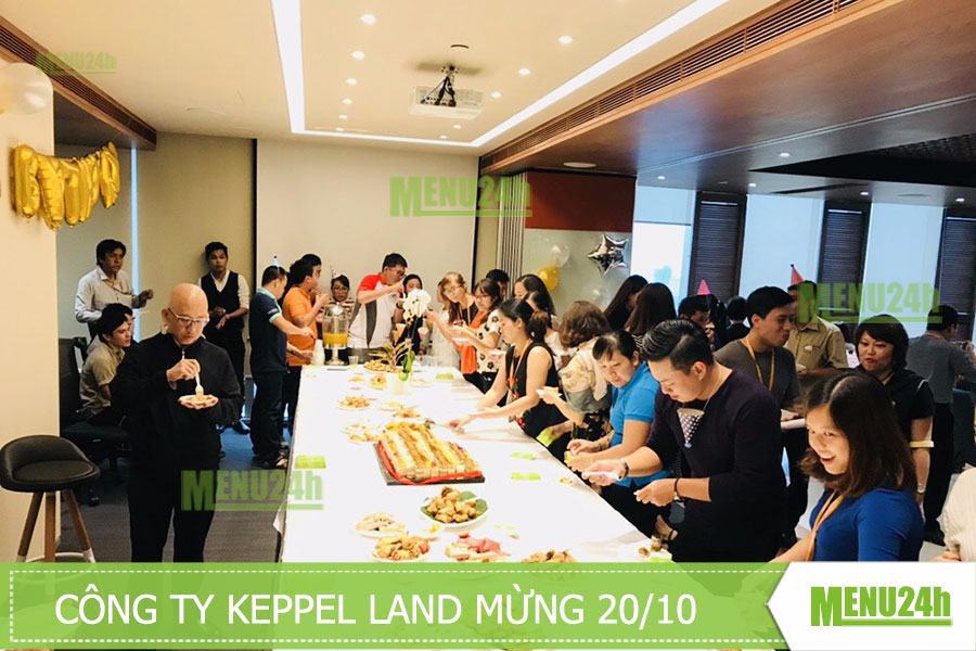 Tổ chức tiệc đứng tại công ty Keppel Land