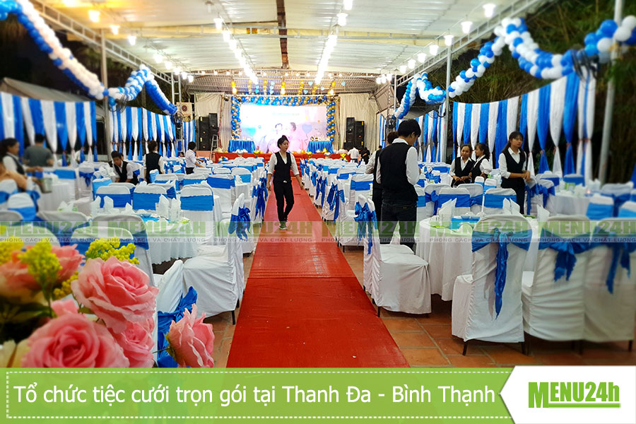 Menu24h - Tổ chức tiệc cưới lưu động tại Thanh Đa, Bình Thạnh.